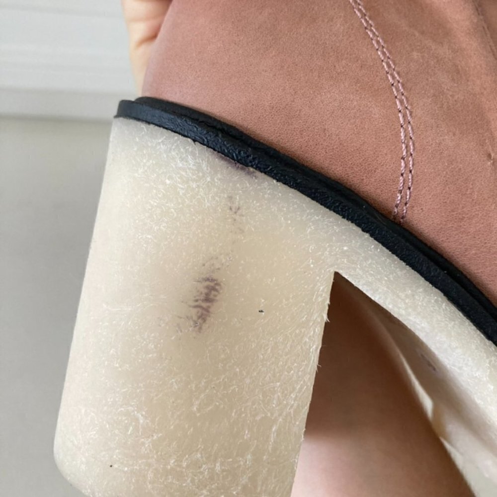 NWOB Free People Jack Zip Brown Leather Boots Sz 40 - Picture 9 of 10